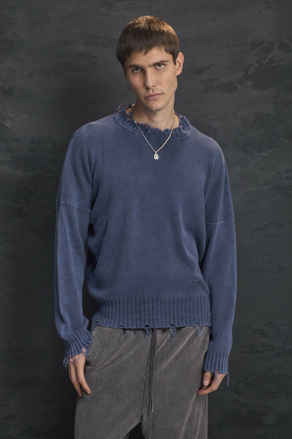 SWEATER OVER RIPPED SWEATER OVER RIPPED - Imagen 1